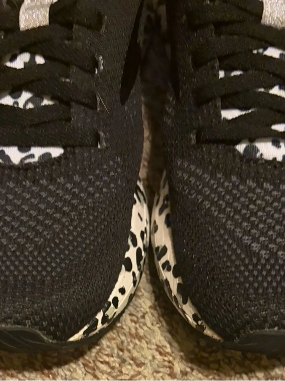 Brooks Black Running Shoes with Leopard-Print Trim - Picture 6 of 8
